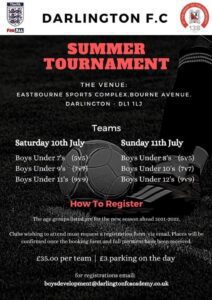 Darlington FC Summer Tournament
