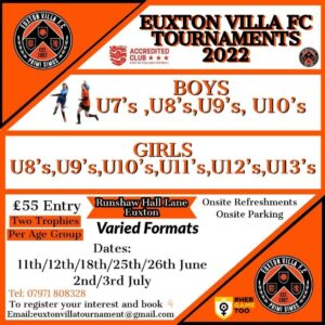 Euxton Villa FC Tournaments