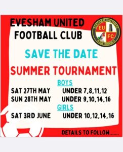 Evesham United Football Club Summer Tournament