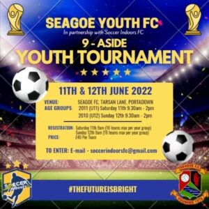 Seagoe Youth FC 9-a-side football tournament