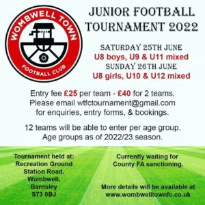 Wombwell Town Football Tournament