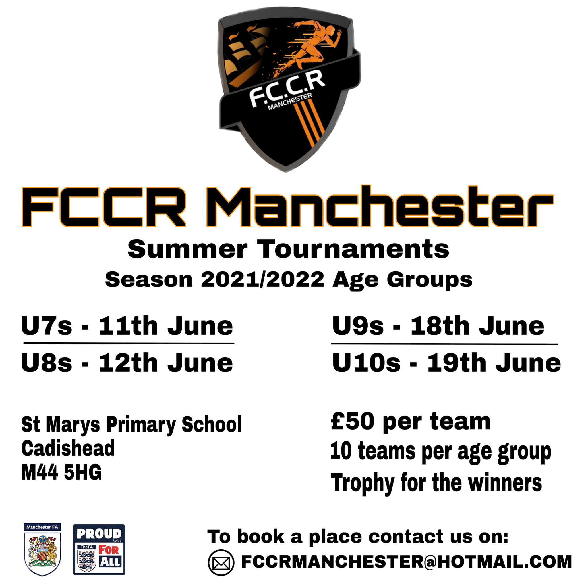 FCCR Manchester Summer Tournaments