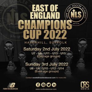 New Level Soccer East of England Champion Cup 2022