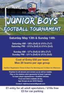 Nuneaton Borough Junior Boys Football Tournament 2023