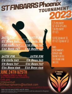 St Finbarrs Phoenix Tournament 2023