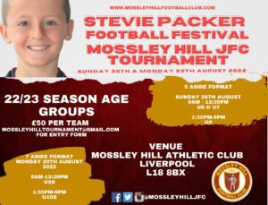 Stevie Packer Football Festival Mossley Hill JFC Tournament