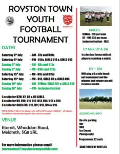 Royston Town Youth Football Tournament