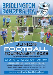 Bridlington Rangers JFC Junior Football Tournament