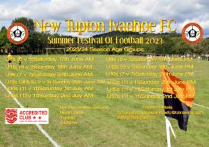 New Tupton Ivanhoe FC Summer of Festival Football