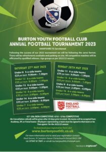 Burton Youth FC Football Tournament