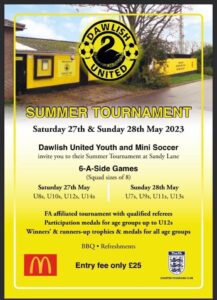 Dawlish United Summer Football Tournament