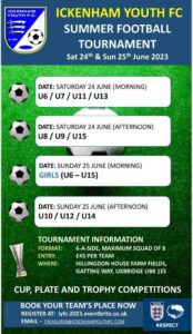 Ickenham Youth FC Tournament