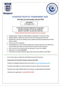 Ilchester Youth FC Tournament 2023