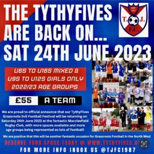 TythyFives Grassroots Football Festival