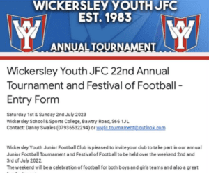 Wickersley Youth Annual Football Tournament