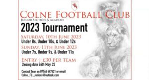 Colne Football Club 2023 Tournament