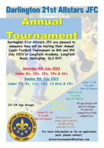 Darlington 21st All Stars Youth Junior Football Club Annual Tournament