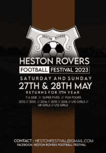 Heston Rovers Football Festival 2023