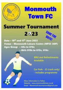 Monmouth Town FC Tournament