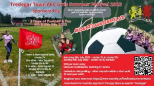 Tredegar Town AFC Girls Summer Festival 2023