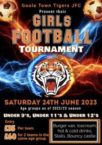 Goole Town Tigers JFC Girls Football Tournament