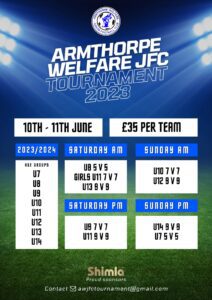 Armthorpe Welfare JFC Summer Tournament