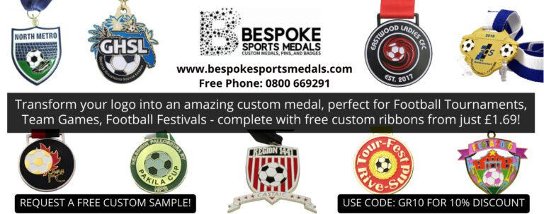 Bespoke Sports, Football Medals, Tournament Medals