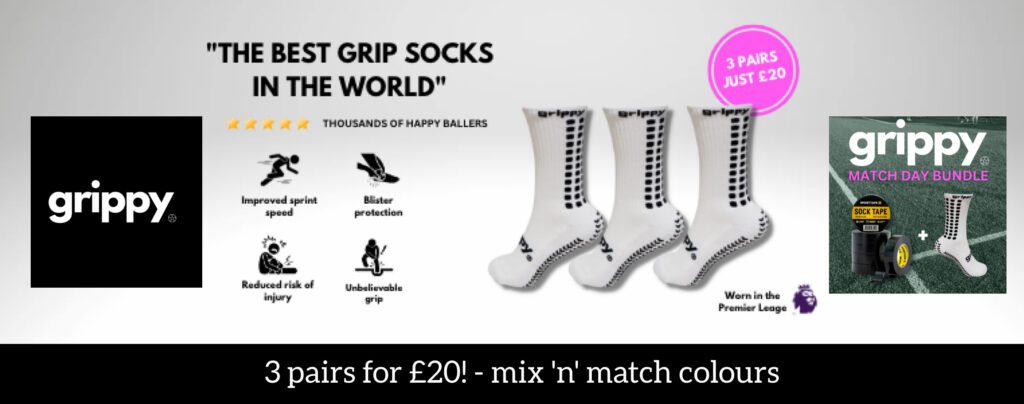 Grippy Sports - Premium non-slip football grip socks