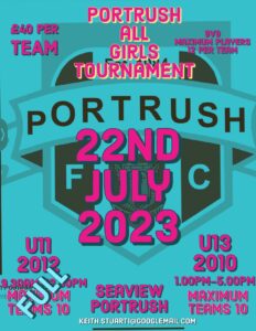 Portrush All Girls Football Tournament